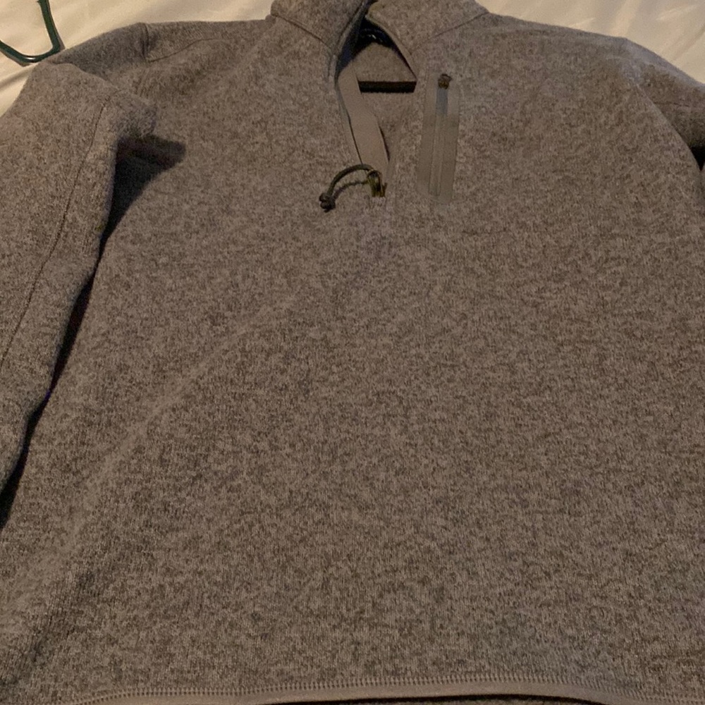 Fleece quarter zip mens fleece